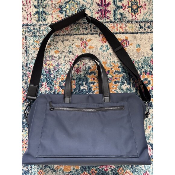Away The Everywhere Bag Navy Blue Pockets Carry On Travel Nylon Duffle Bag - Picture 3 of 16